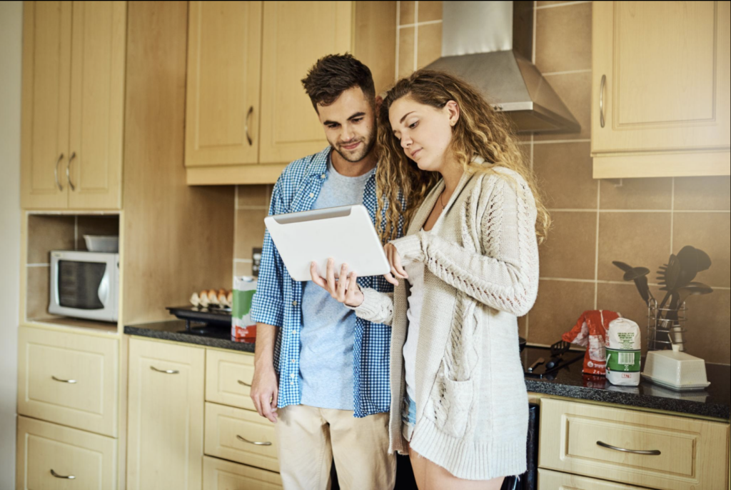 Couple looking for a home