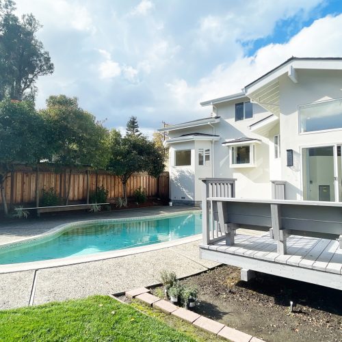 REAR OF HOME